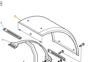 AGCO | Mudguard - 3715947M2 - 3715947M3