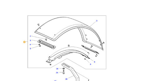 AGCO | Mudguard - 4391824M92