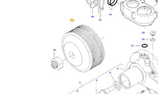 AGCO | Pulley,Waterpump - V837084259