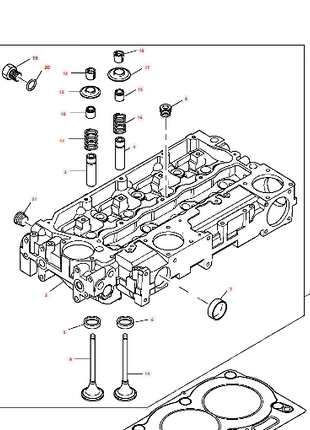 KIT, CYL. HEAD  - 4225077M91