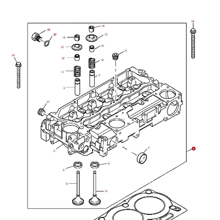 KIT, CYL. HEAD  - 4225077M91