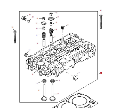 KIT, CYL. HEAD  - 4225077M91