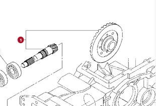 Transmission Gear for MF 1529, 1532, 1532H | 6253261M93 OEM Part