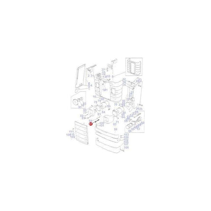 Screw Cowl - 1860171M1 | OEM |  parts | Head Lights-Massey Ferguson-Cabin & Body Panels,Farming Parts,Front Lights,Grilles & Cowls,Lighting & Electrical Accessories,Tractor Body,Tractor Parts,Vehicle Lighting