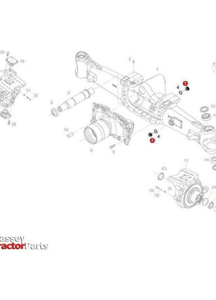 Fendt Screw - F339300020070 | OEM | Fendt parts | Axles & Power Transmission-Fendt-Farming Parts,Hexagonal Head Bolt TH,Machinery Parts,Plough & Cultivation Fasteners,Tractor Parts