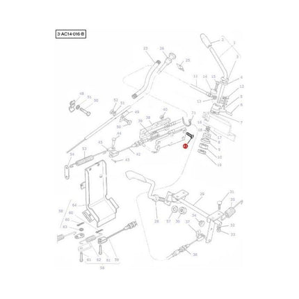 Screw Slider Housing - 3008891X1 - Massey Tractor Parts