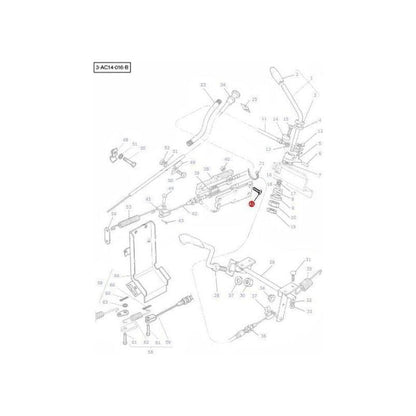 Massey Ferguson Screw Slider Housing - 3008891X1 | OEM | Massey Ferguson parts | Throttle-Massey Ferguson-Axles & Power Train,Bolts & Nuts,Farming Parts,Tractor Parts,Wheels & Mudguards