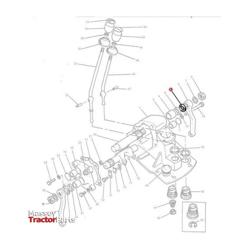 Massey Ferguson Seal - 1850020M1 | OEM | Massey Ferguson parts | Steering Boxes-Massey Ferguson-4WD Parts,Axles & Power Train,Dust & Felt,Engine & Filters,Farming Parts,Front Axle & Steering,Seals,Steering Cylinders & Components,Tractor Parts
