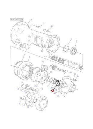 Seal - 3699800M2 - Massey Tractor Parts