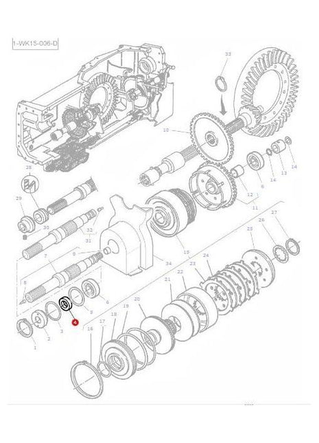 Seal Drive Clutch - 3384503M1 - Massey Tractor Parts