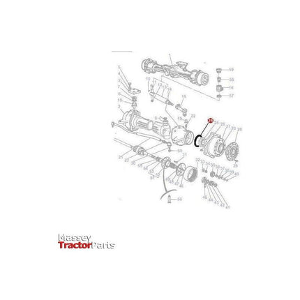 Massey Ferguson Seal Final Drive - 395527X1 | OEM | Massey Ferguson parts | Axles & Power Transmission-Massey Ferguson-Axles & Power Train,Engine & Filters,Farming Parts,Front Axle & Steering,Oil Seals,Seals,Tractor Parts