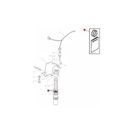 Seal Kit Hydraulic Filter - 3615948M1 - Massey Tractor Parts