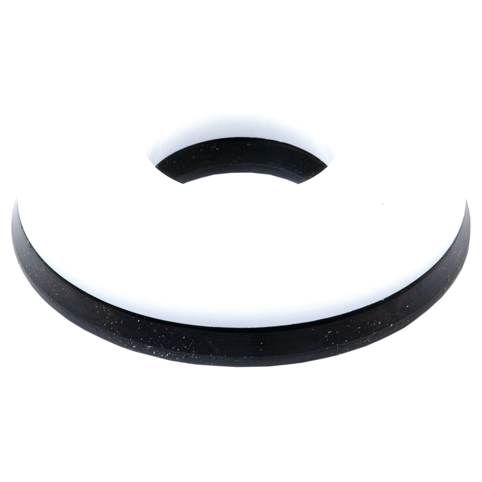 A doughnut-shaped object with a white interior surface and a black rim, similar to the precision found in the Seal Kit by Sparex (Part No. S.43245).