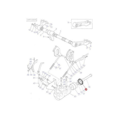 Seal Lift Piston - 3761476M1 - Massey Tractor Parts