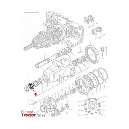 Massey Ferguson Seal Outer - 3619141M1 | OEM | Massey Ferguson parts | Axles & Power Transmission-Massey Ferguson-Axles & Power Train,Farming Parts,Rear Axle,Seals,Seals & Gaskets,Tractor Parts