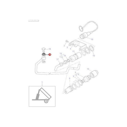 Seal Tipping Pipe - 826238M1 - Massey Tractor Parts