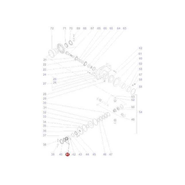 Seal - V34056700 - Massey Tractor Parts
