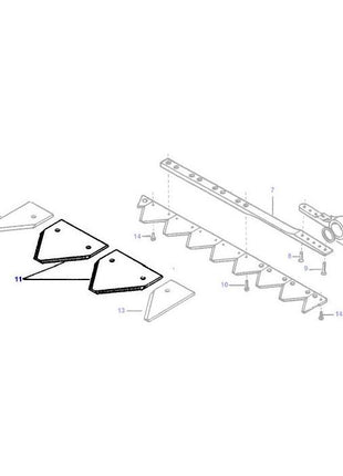 Section Overserrated - 146503M2 - Massey Tractor Parts