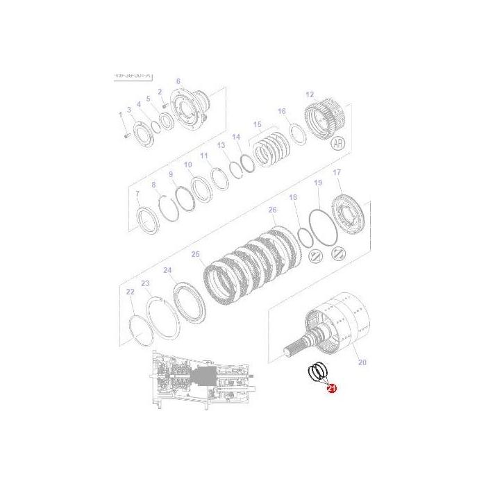Segment - 3796349M1 - Massey Tractor Parts