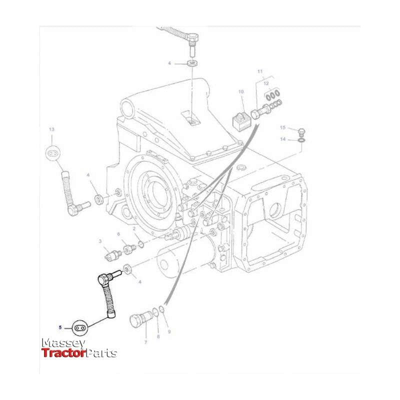 Massey Ferguson Sensor Pto Speed - 4359944M1 | OEM | Massey Ferguson parts | Axles & Power Transmission-Massey Ferguson-Farming Parts,Lighting & Electrical Accessories,Senders & Sensors,Switches & Sensors,Tractor Parts