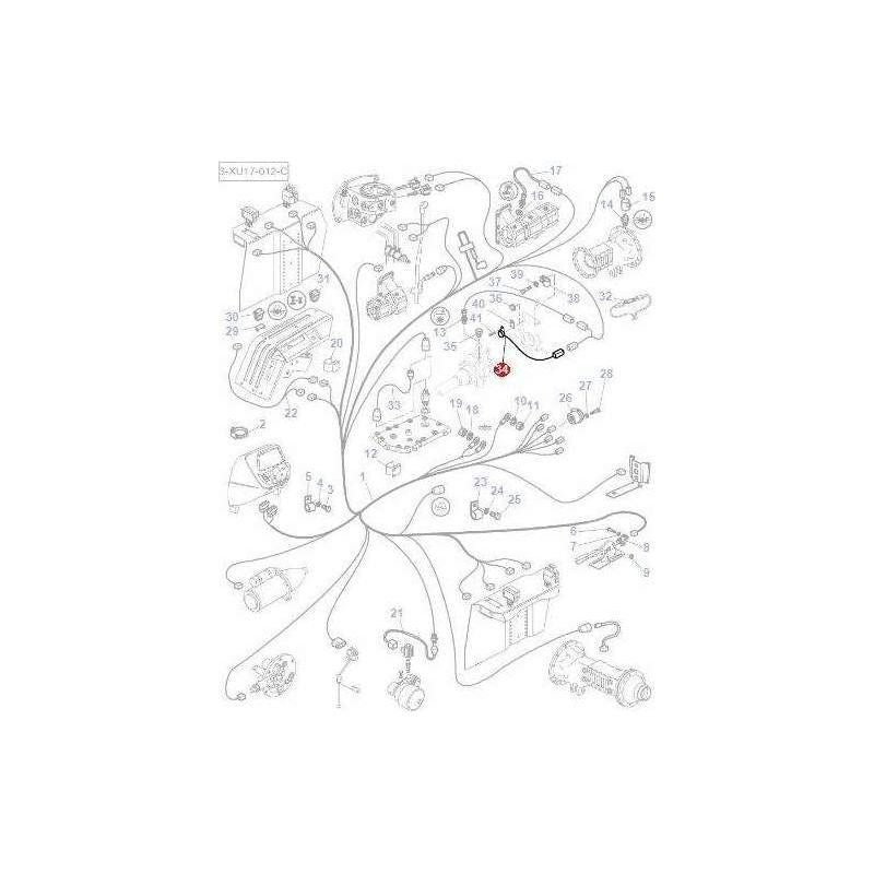 Massey Ferguson Sensor Speed - 3825141M2 | OEM | Massey Ferguson parts | Axles & Power Transmission-Massey Ferguson-Farming Parts,Lighting & Electrical Accessories,Senders & Sensors,Switches & Sensors,Tractor Parts