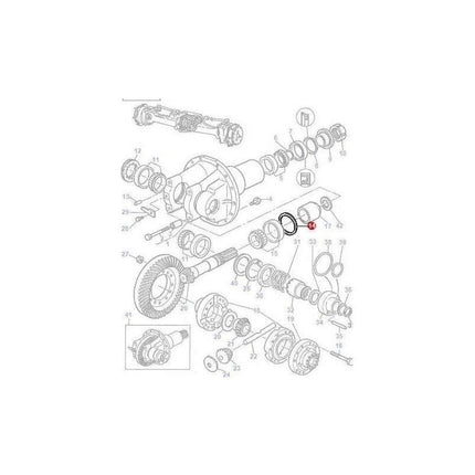 Massey Ferguson Shim - 342892 | OEM | Massey Ferguson parts | Axles & Power Transmission-Massey Ferguson-2WD Parts,Axle Spindles & Components,Axles & Power Train,Farming Parts,Front Axle & Steering,Tractor Parts