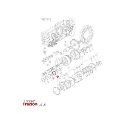 Massey Ferguson Shim 4wd Clutch - 3386061M1 | OEM | Massey Ferguson parts | Axles & Power Transmission-Massey Ferguson-2WD Parts,Axle Spindles & Components,Axles & Power Train,Farming Parts,Front Axle & Steering,Tractor Parts