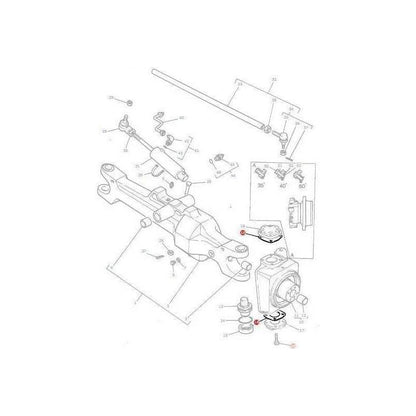 Massey Ferguson Shim Pivot Cap - 342623 | OEM | Massey Ferguson parts | Axles & Power Transmission-Massey Ferguson-4WD Parts,Axles & Power Train,Farming Parts,Front Axle & Steering,Steering Joints,Tractor Parts