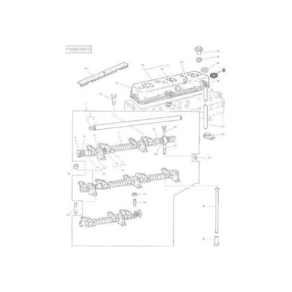 Massey Ferguson Shim Rocker Cover - 365691X1 | OEM | Massey Ferguson parts | Engine Parts-Massey Ferguson-2WD Parts,Axle Spindles & Components,Axles & Power Train,Farming Parts,Front Axle & Steering,Tractor Parts