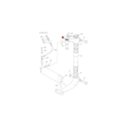 Massey Ferguson Shim Steering Linkage - 82925 | OEM | Massey Ferguson parts | Axles & Power Transmission-Massey Ferguson-2WD Parts,Axles & Power Train,Farming Parts,Front Axle & Steering,Power Steering Kits,Tractor Parts