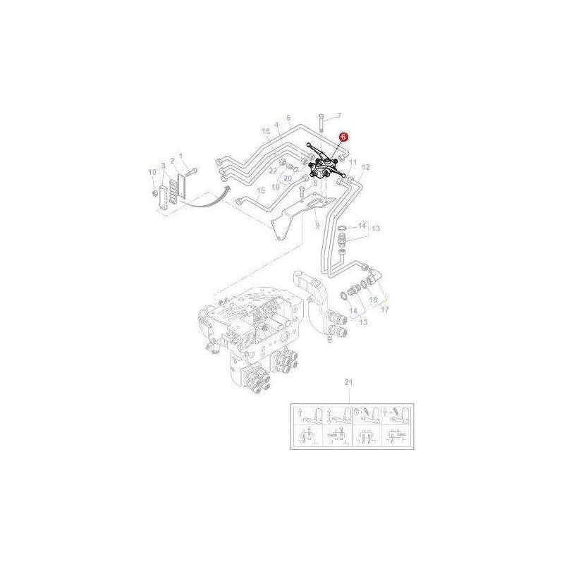 Massey Ferguson Shut Off Valve - 3788750M2 | OEM | Massey Ferguson parts | Tractor Spool Valves-Massey Ferguson-Farming Parts,Flow Control Valves,Hydraulic Valves,Hydraulics,Tractor Parts