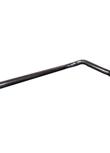 A Sparex Silencer Pipe Assembly - Downswept Pipe (S.42513) in black metal, measuring Ø 39mm, features an exhaust pipe with a bend near one end.