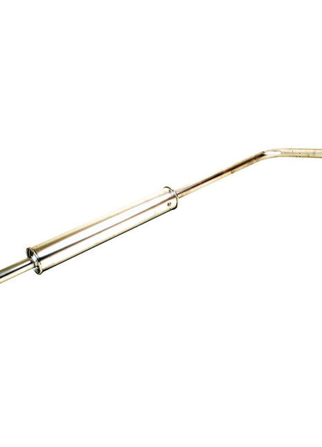 The Silencer - Horizontal - S.60791 by Sparex features a narrow cylindrical body made from aluminium, extending and curving at one end.