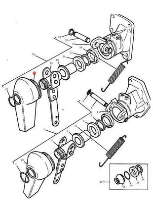 Massey Ferguson Slave Cylinder Boot - 3476359M1 | OEM | Massey Ferguson parts | Cylinder Seal Kits-Massey Ferguson-Axles & Power Train,Brakes,Cylinders & Components,Farming Parts,Slave Cylinder,Tractor Parts
