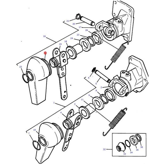 Slave Cylinder Boot - 3476359M1 - Massey Tractor Parts