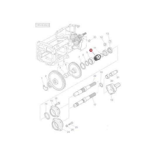 Sleeve - 3615613M1 - Massey Tractor Parts