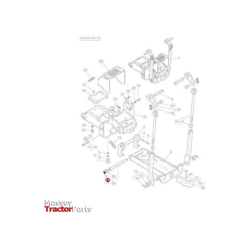 Massey Ferguson Snap Ring - 3793551M1 | OEM | Massey Ferguson parts | Hitch Kits & Components-Massey Ferguson-Farming Parts,Hardware,Retaining Rings,Towing & Fasteners,Tractor Parts