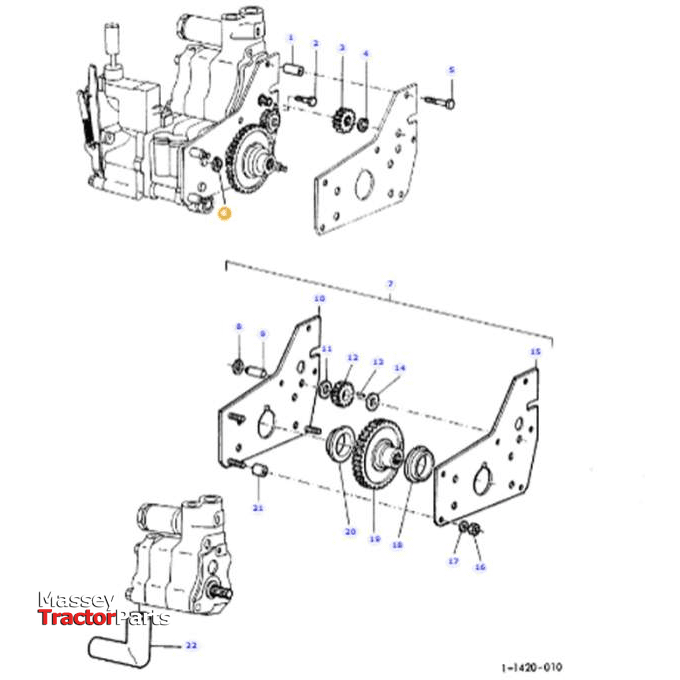 Massey Ferguson Snap ring - 377690X1-Massey Ferguson-Farming Parts,Hydraulics,Repair Kits & Seals,Tractor Hydraulic,Tractor Parts