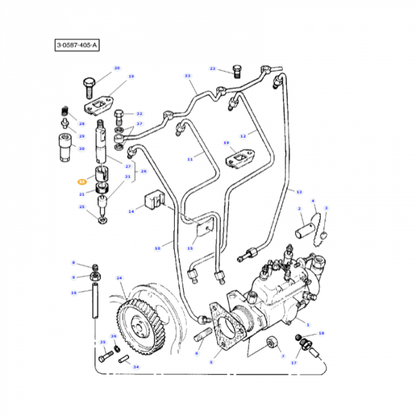 Spacer - 747139M1 - Massey Tractor Parts