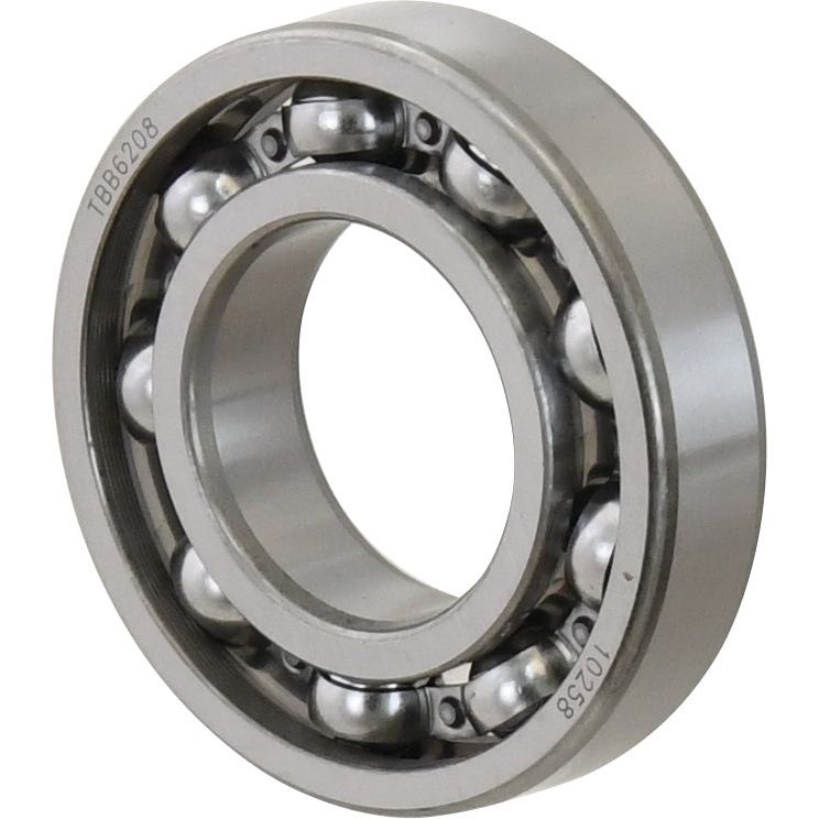 A single Sparex Deep Groove Ball Bearing (6208Open) - S.18058 with metal balls around its inner ring.