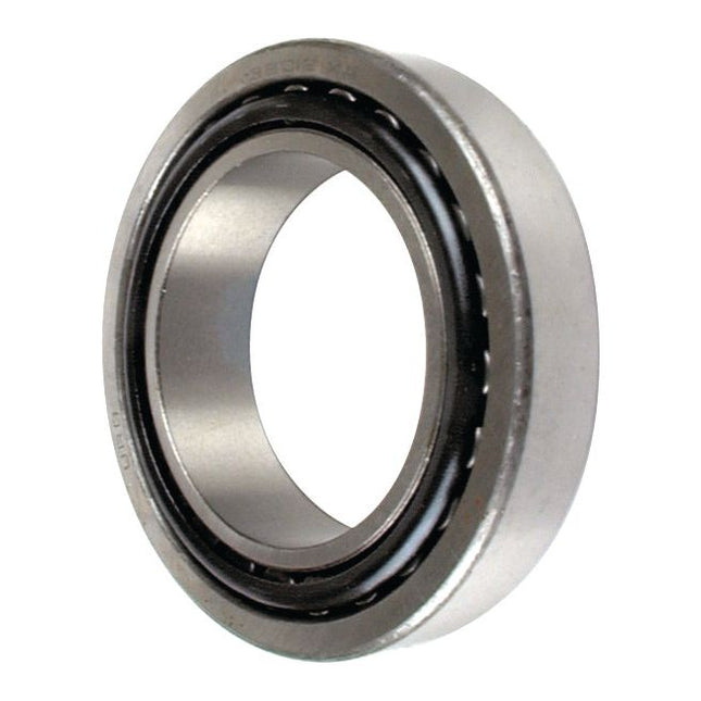 A close-up image of a single Sparex Taper Roller Bearing (30307) (Sparex Part No. S.18232), showing the inner and outer rings with rolling elements in between.