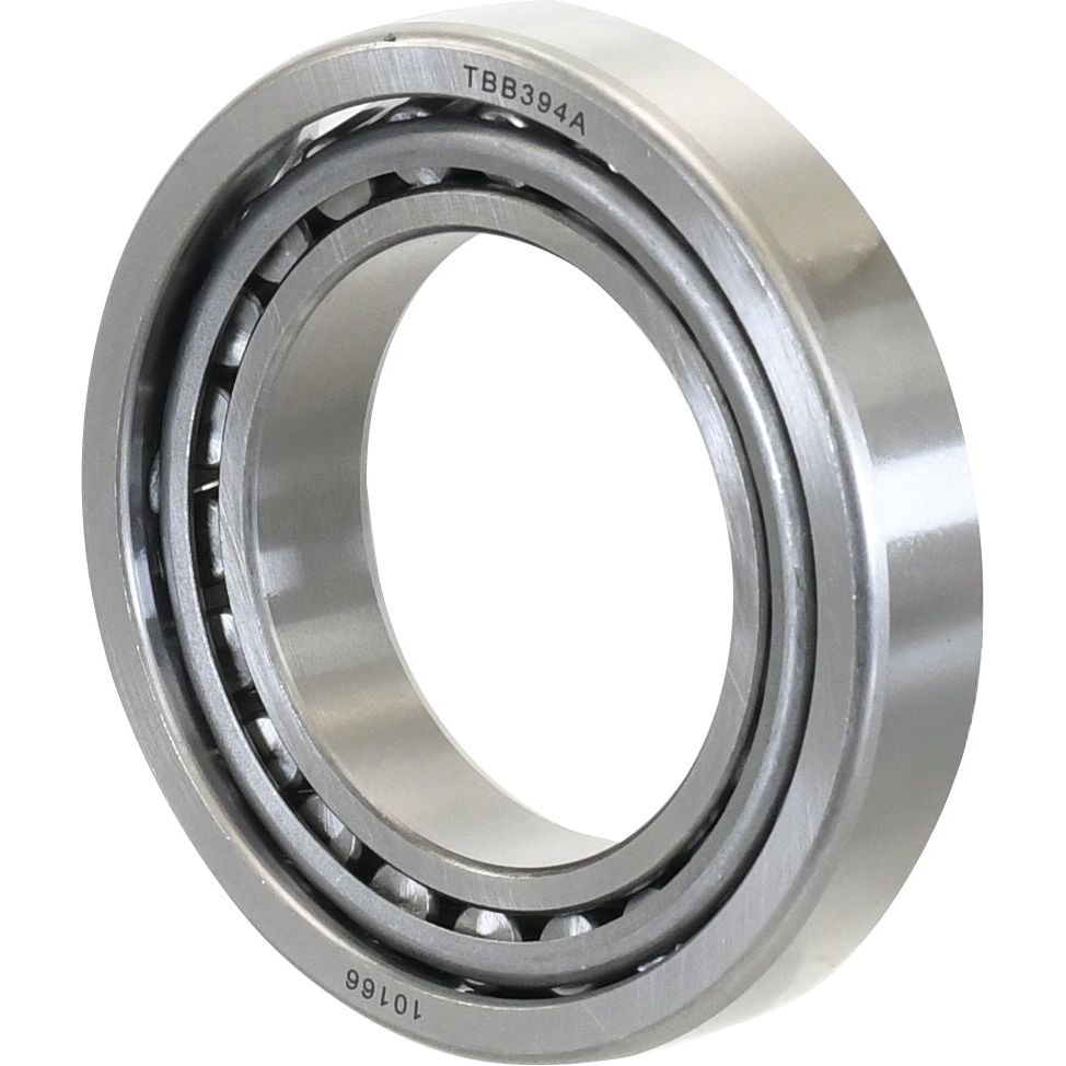 Close-up image of a single cylindrical roller bearing with visible metal rollers and the code "394A" engraved on the outer ring. This Sparex Taper Roller Bearing (3955/394A) - S.65479 is commonly used in Ford / New Holland machinery for its durability and precision.