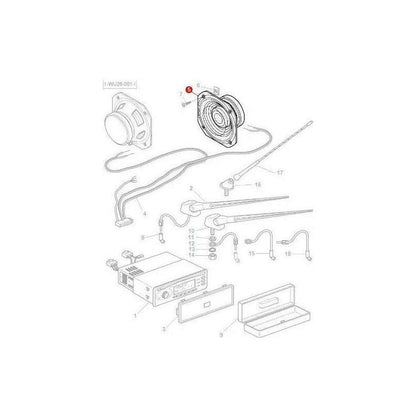 Light Grey T-shirt with Tractor Print - X993322010-Massey Ferguson-Clothing,t-shirt