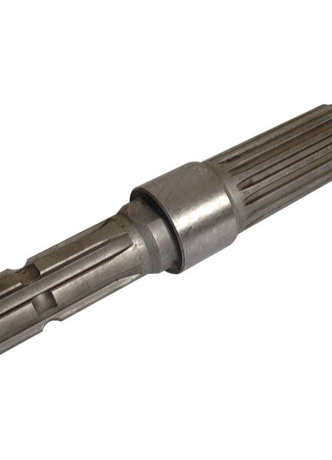 The Sparex PTO Shaft - S.58866 is a machined steel component featuring splined sections and a stepped cylindrical design, built to handle maximum RPM efficiently.