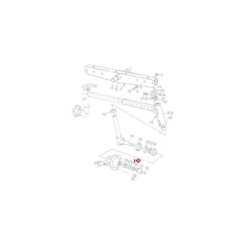 Massey Ferguson Split Pin - 354072X1 | OEM | Massey Ferguson parts | Axles & Power Transmission-Massey Ferguson-2WD Parts,Axle Chassis & Components,Axle Pins,Axles & Power Train,Farming Parts,Front Axle & Steering,Tractor Parts