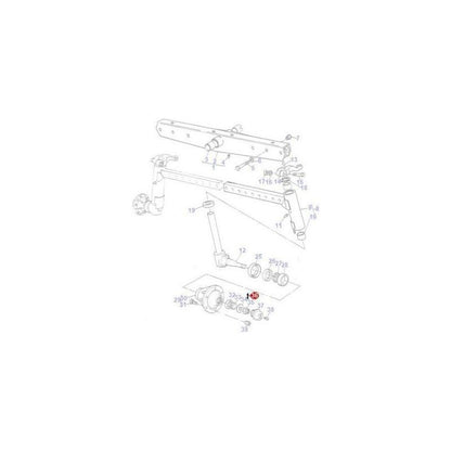 Massey Ferguson Split Pin - 354072X1 | OEM | Massey Ferguson parts | Axles & Power Transmission-Massey Ferguson-2WD Parts,Axle Chassis & Components,Axle Pins,Axles & Power Train,Farming Parts,Front Axle & Steering,Tractor Parts