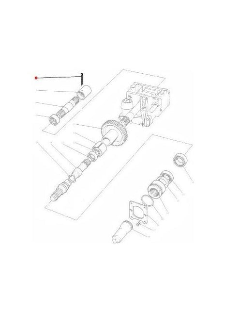 Split Pin PTO Drive - 354415X1 - Massey Tractor Parts