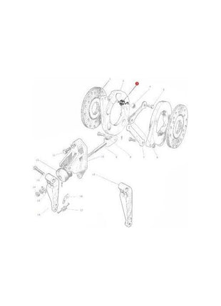 Spring Brake Actuator - 1005510M1 - Massey Tractor Parts