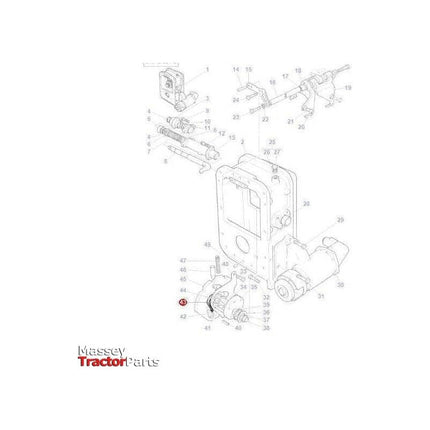 Massey Ferguson Spring Rangebox - 3610748M3 | OEM | Massey Ferguson parts | Axles & Power Transmission-Massey Ferguson-Axles & Power Train,Farming Parts,Levers & Selectors,Tractor Parts,Transmission