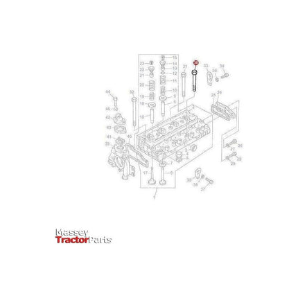 Massey Ferguson Stud Cylinder Head - 747743M1 | OEM | Massey Ferguson parts | Engine Parts-Massey Ferguson-Cylinder Head Components,Cylinder Head Studs & Bolts,Engine & Filters,Engine Parts,Farming Parts,Tractor Parts